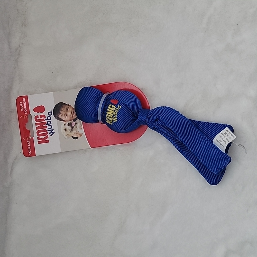 KONG Wubba Dog Toy Blue Small